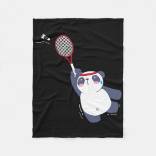 Couverture Polaire Panda Bear Joueur Badminton Singles Doubles Ace An