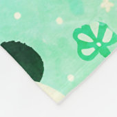 Couverture Polaire Panda Bear Motif Vert Imprimer (Coin)