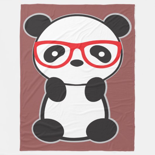 Couverture Polaire Panda Blanket Ours - Grand Cadeau (Devant)