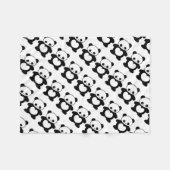 Couverture Polaire Panda de Kawaii (Devant (Horizontal))