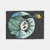 Couverture Polaire Panda de la Liberté (Devant (Horizontal))