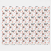 Couverture Polaire Panda fofo com morango (Devant (Horizontal))