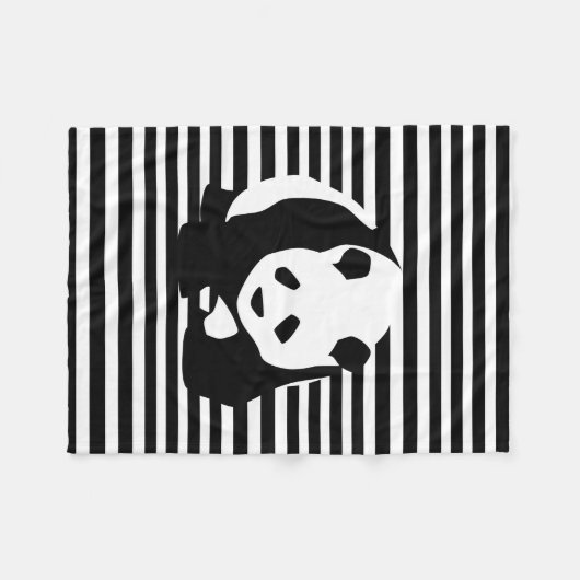 Couverture Polaire Panda géant (Devant (Horizontal))