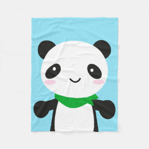 Couverture Polaire Panda mignon superbe de Kawaii