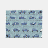 Couverture Polaire Panda Panda Pan Navy (Devant (Horizontal))