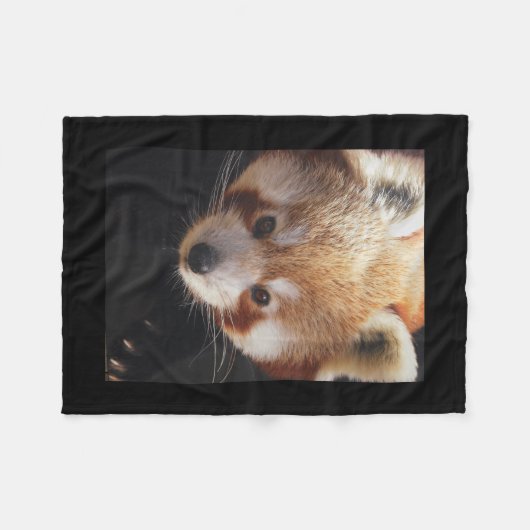 COUVERTURE POLAIRE PANDA ROUGE (Devant (Horizontal))