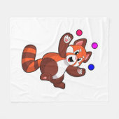 Couverture Polaire Panda rouge à Juggle Circus.PNG (Devant (Horizontal))