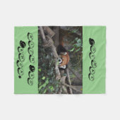 Couverture Polaire Panda Rouge Crouch Confortable (Devant (Horizontal))