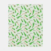Couverture Polaire Pandan Leaf Pattern Fleece Blanket (Devant)