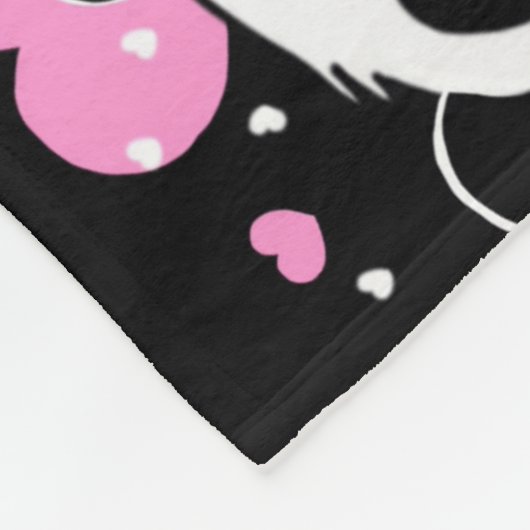 Couverture Polaire pandas "ours de panda" "bébé de panda bear" "kawai (Coin)