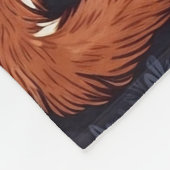 Couverture Polaire Pandas rouges dans les arbres (Coin)