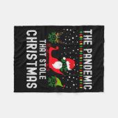 Couverture Polaire Pandemic That Stole Christmas 2020 Ugly Tacky Xmas (Devant (Horizontal))
