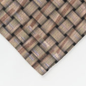 Couverture Polaire Panier de bracelet rustique Regarder les couvertur (Coin)