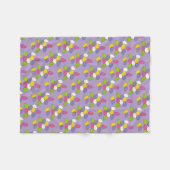 Couverture Polaire Panier de Pâques moucheté Oeufs de lait malté Bonb (Devant (Horizontal))