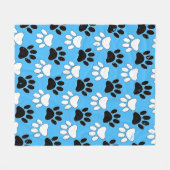 Couverture Polaire Paniers Noirs Et Blancs Perdus Sur Arrière - plan  (Devant (Horizontal))