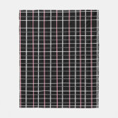 Couverture Polaire Panneau de fenêtre Impression en noir et blanc ave (Devant)