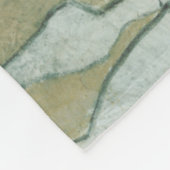 Couverture Polaire Panneau de jardin avec Feuilles, fleurs et herbe (Coin)