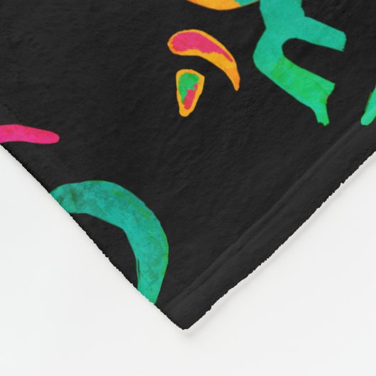 Couverture Polaire Panneau OM coloré (Coin)