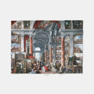 Couverture Polaire Pannini - galerie des vues de Rome moderne