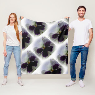 Couverture Polaire Pansement pourpre et blanc