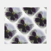 Couverture Polaire Pansement pourpre et blanc (Devant (Horizontal))