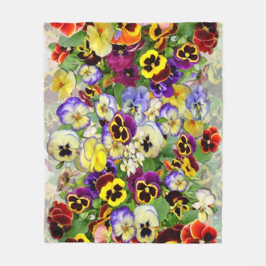 Couverture Polaire Pansy Cascade Fleece Blanket (Devant)