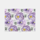 Couverture Polaire Pansy motif (Devant (Horizontal))