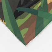 Couverture Polaire Pantanal Brésil Capybara Voyage Art Vintage (Coin)