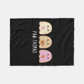 Couverture Polaire Pantasmas Ghost Funny Éffrayant Conchas Mexicain G (Devant (Horizontal))