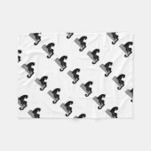 Couverture Polaire Panthère noire (Devant (Horizontal))