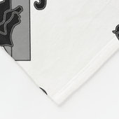 Couverture Polaire Panthère noire (Coin)