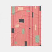 Couverture Polaire Panthère rose brouillée (Devant)