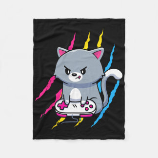 Couverture Polaire Panual Gaymer Fierté Geek Lgbt Amoureux De Jeu Vid