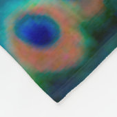 Couverture Polaire Paon bleu (Coin)