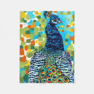 Couverture Polaire Paon emplumé II