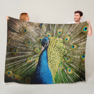 Couverture Polaire Paon timide