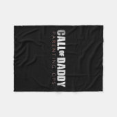 Couverture Polaire Papa Appel De Papa Parenting Ops Cadeau (Devant (Horizontal))