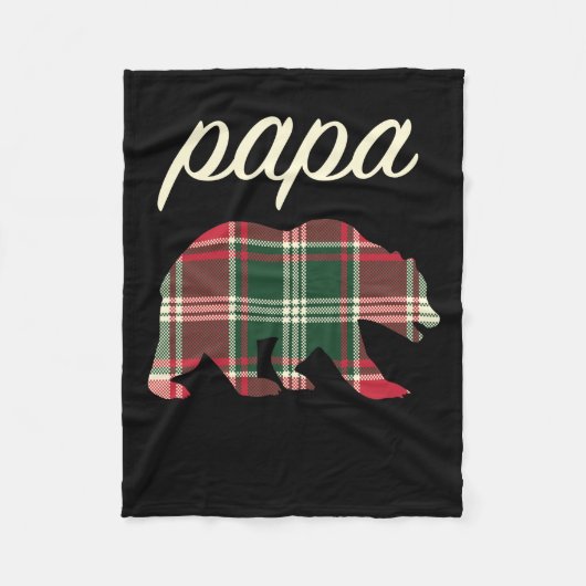 Couverture Polaire Papa Bear (Devant)