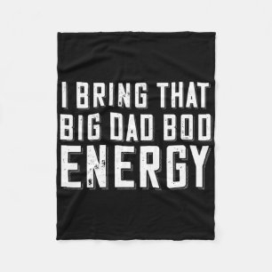 Couverture Polaire Papa Bod Énergie Drôle Papa Dit Fête des pères Pap