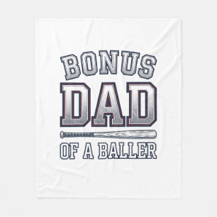 Couverture Polaire Papa bonus d'un design de t-shirt vintage de sport