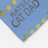 Couverture Polaire Papa chat cinq étoiles (Coin)