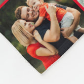 Couverture Polaire Papa Définition Dire 16 Photo Collage Rouge Petit (Coin)