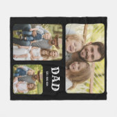 Couverture Polaire Papa Est 3 Photo (Devant (Horizontal))