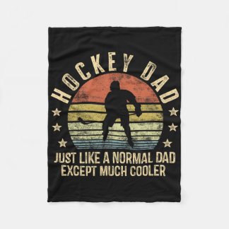 Couverture Polaire Papa hockey tout comme un papa normal sauf beaucou