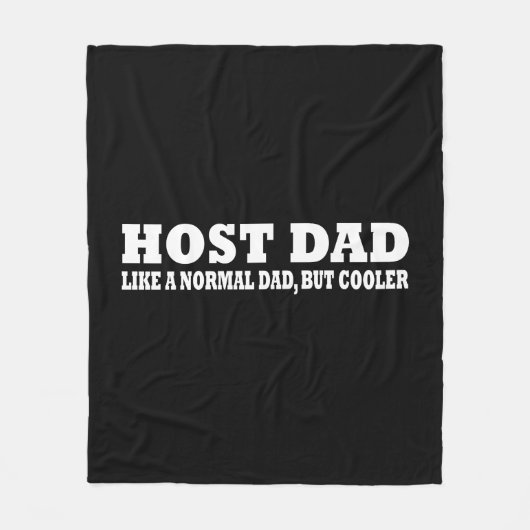Couverture Polaire Papa hôte comme un père normal mais glacière (Devant)