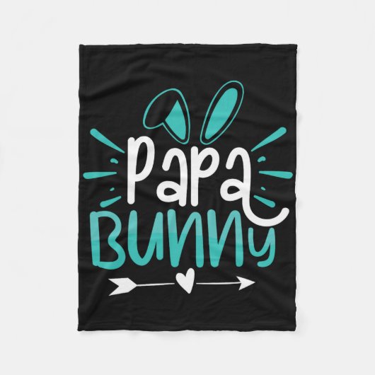 Couverture Polaire Papa Lapin (Devant)