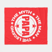 Couverture Polaire Papa. L'Homme. Le Mythe. La Légende. (Devant (Horizontal))