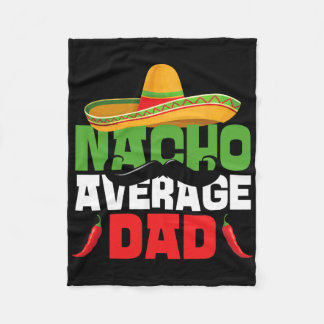 Couverture Polaire Papa Nacho Moyen Drôle Cinco De Mayo Mexicain Fies
