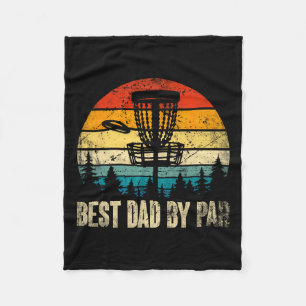 Couverture Polaire Papa Par Disque Vintage Golf Drôle Papa Fête des p