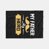 Couverture Polaire Papa Poison (Devant (Horizontal))